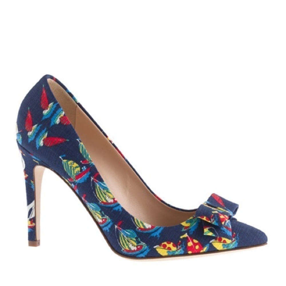 J.Crew Collection Ratti Regatta Bow Sailboat Heels